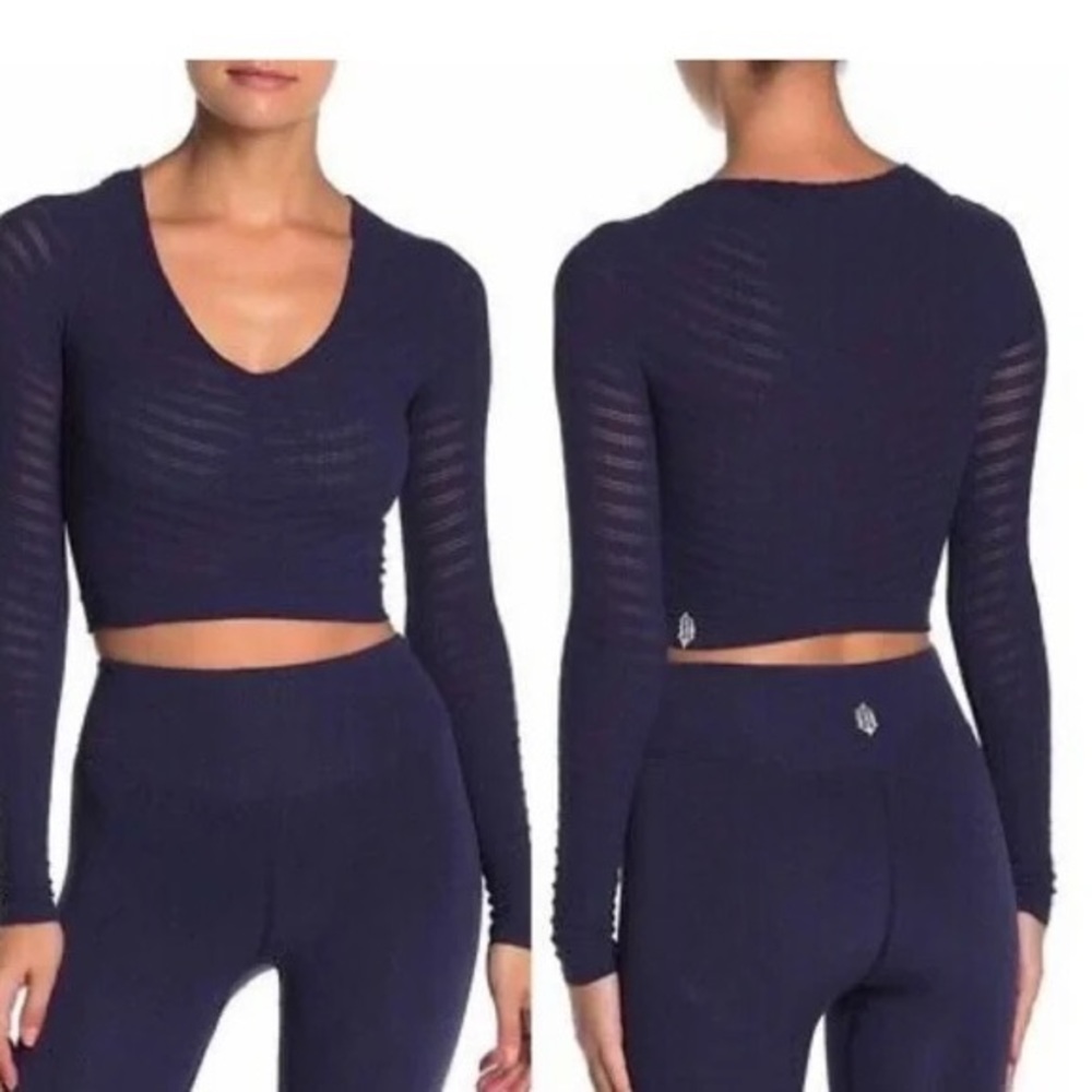 NWT Free People Movement Gone Adrift Long Sleeve. Size L, Color - Eclipse